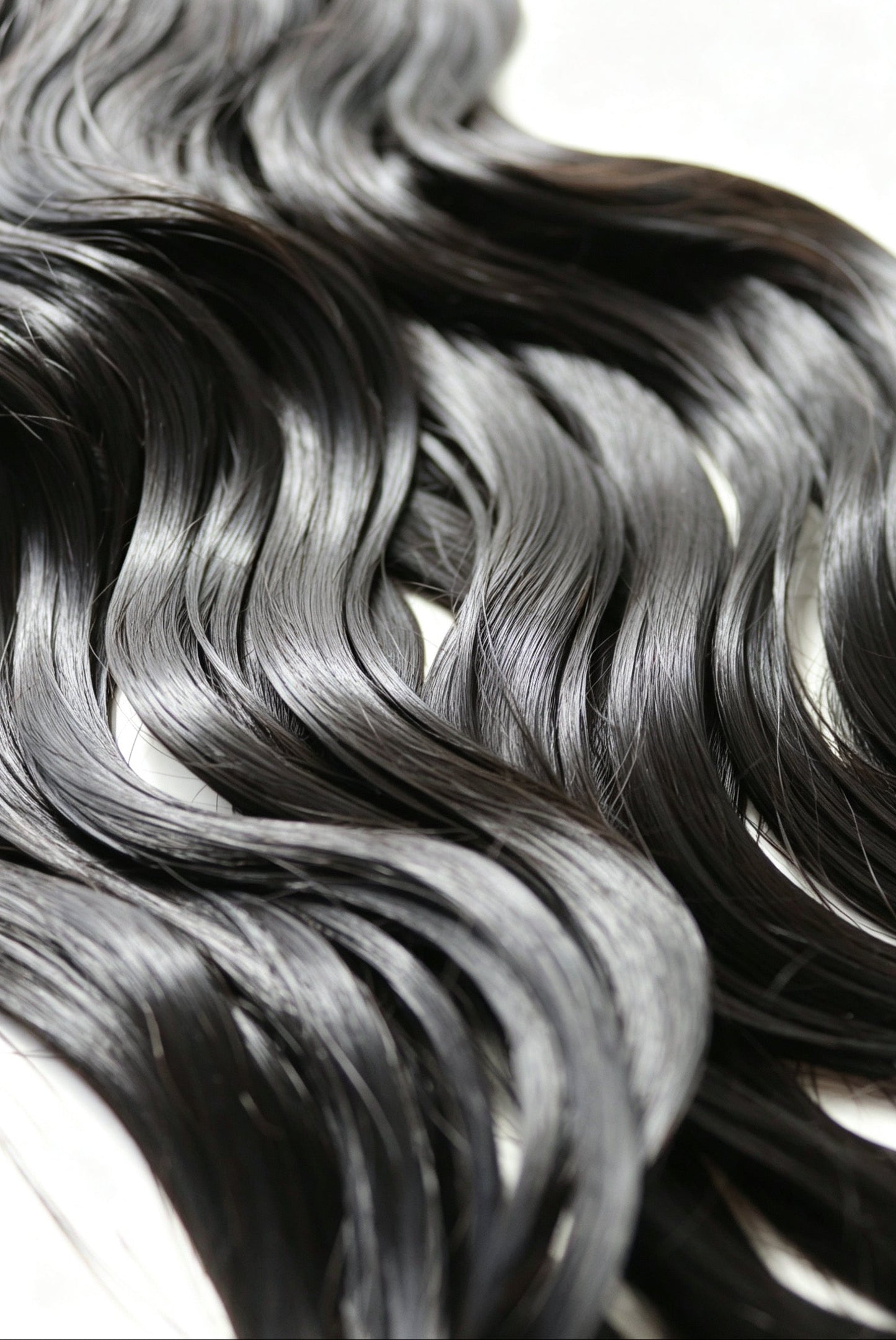 Raw Indian Natural Brown Wavy Hair weft